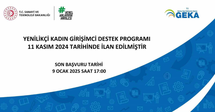 GEKA, 2024 Yılı Yenilikçi Kadın Girişimci Destek Programı’nı ilan etti