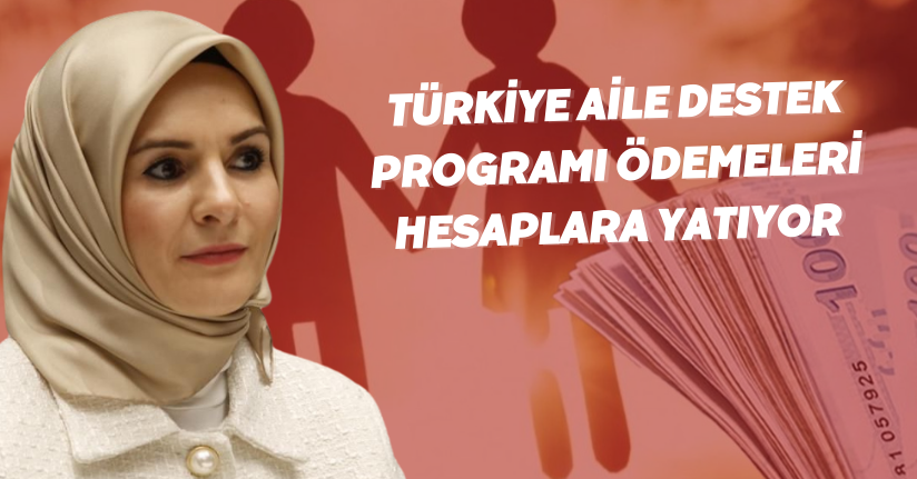 Türkiye Aile Destek Programı ödemeleri hesaplara yatıyor