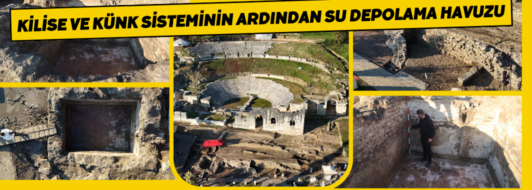 Kilise ve Künk Sisteminin Ardından Su Depolama Havuzu