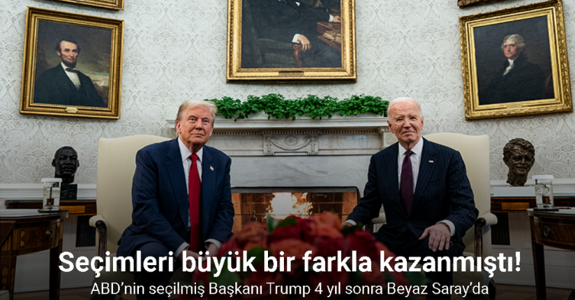 Trump, 4 yıl sonra yeniden Beyaz Saray’da