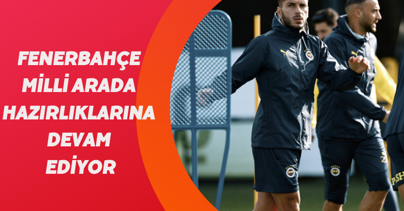 Fenerbahçe milli arada hazırlıklarına devam ediyor