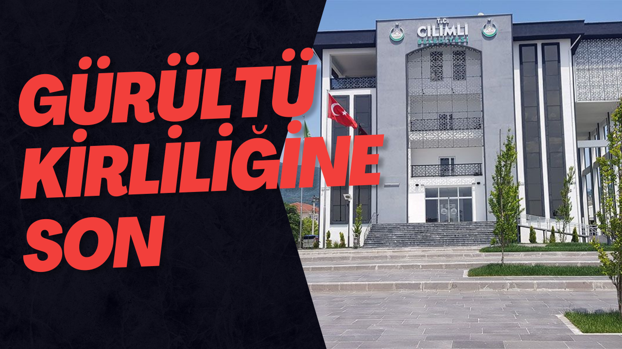 Gürültü Kirliliğine Son