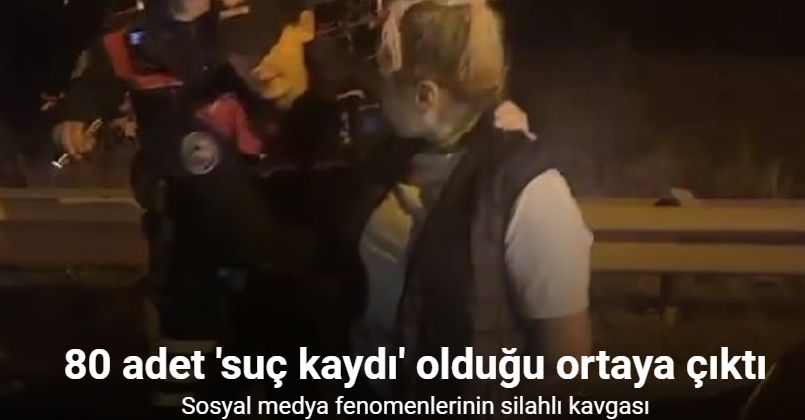 Sosyal medya fenomenleri arasında silahlı kavga: 1 yaralı