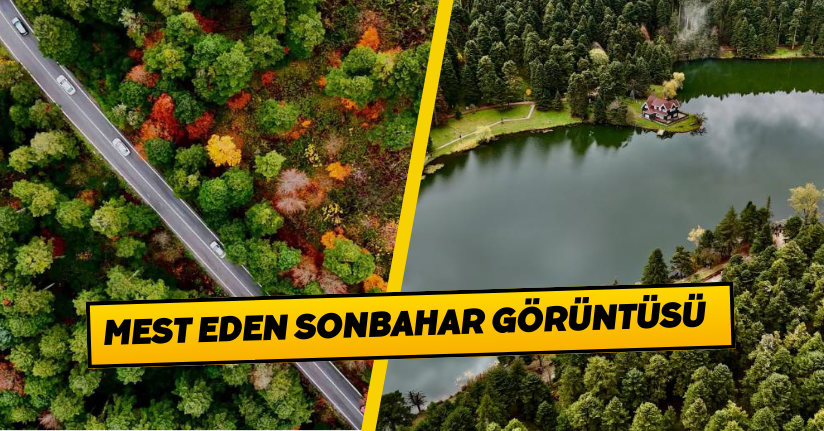 Gölcük Tabiat Parkı’nda mest eden sonbahar görüntüsü