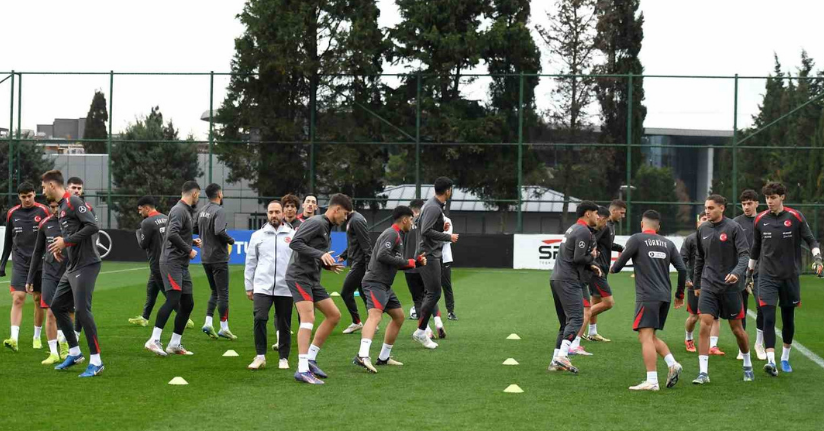 Ümit Milli Futbol Takımı, Sırbistan maçı hazırlıklarını tamamladı