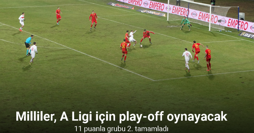 Milliler, A Ligi için play-off oynayacak