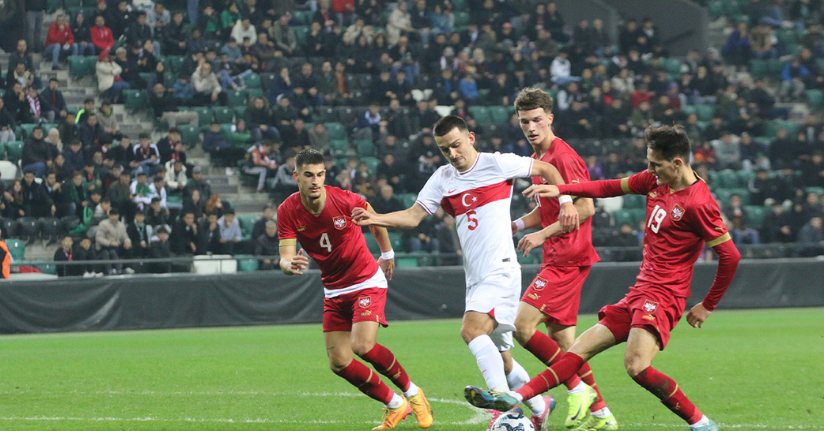 Hazırlık Maçı: Türkiye U21: 1 - Sırbistan U21: 2