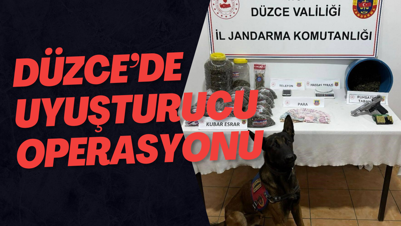 Düzce’de Uyuşturucu Operasyonu