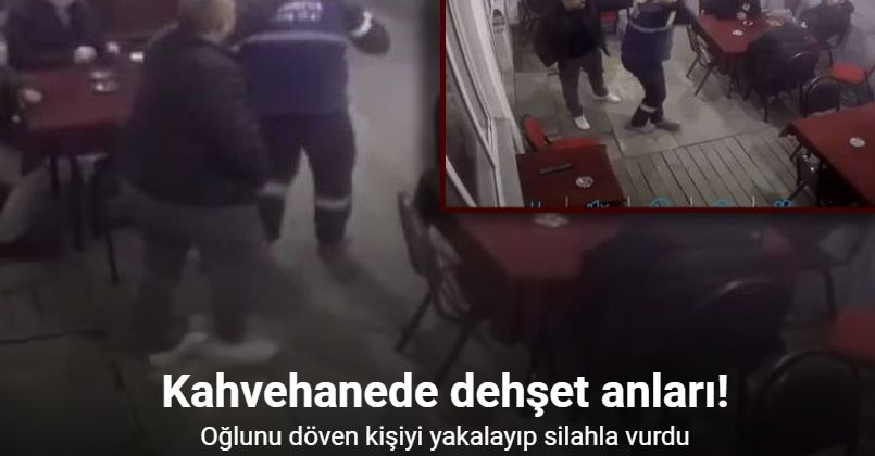 Kahvehanede silahlı dehşet anları kamerada