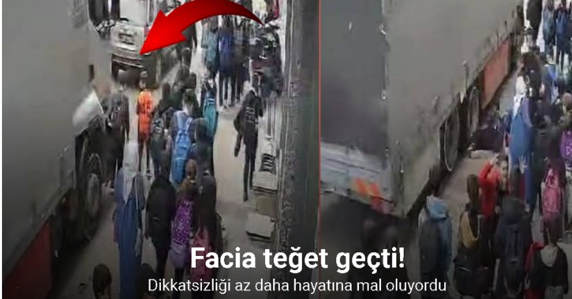 Dikkatsizliği az daha hayatına mal oluyorduDikkatsizliği az daha hayatına mal oluyordu