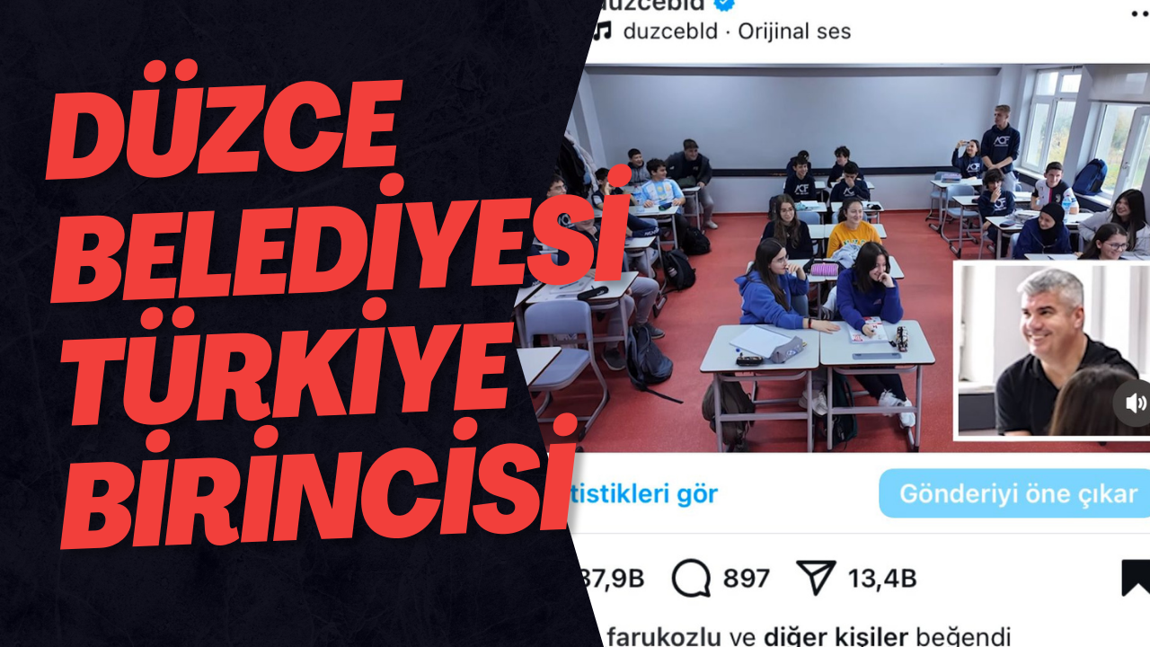 Düzce Belediyesi Türkiye Birincisi