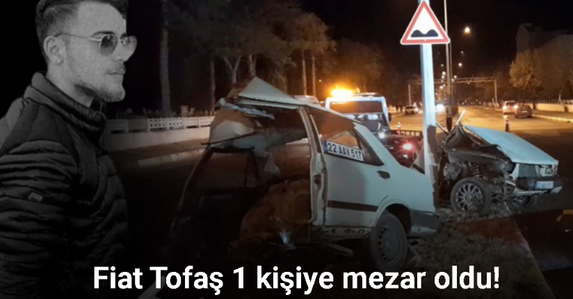 Ortadan ikiye bölünen Fiat Tofaş 1 kişiye mezar oldu