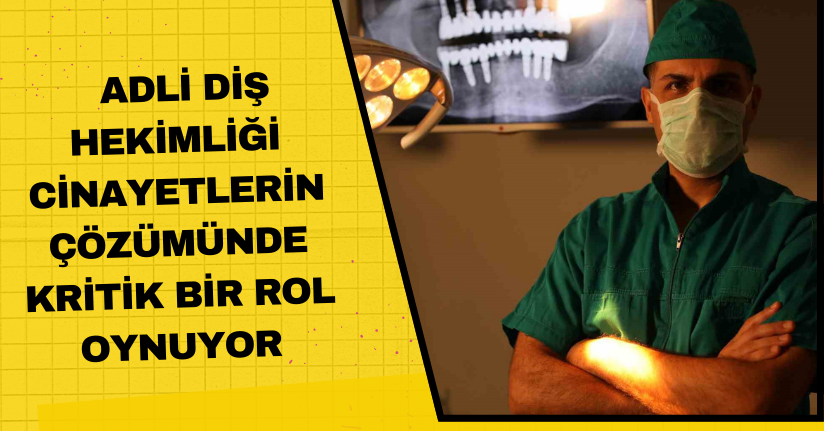 Adli diş hekimliği cinayetlerin çözümünde kritik bir rol oynuyor