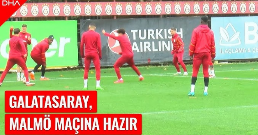 Galatasaray, Malmö maçı hazırlıklarını tamamladı