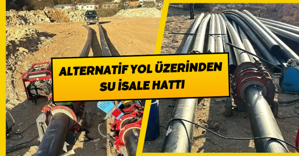 Alternatif yol üzerinden su isale hattı