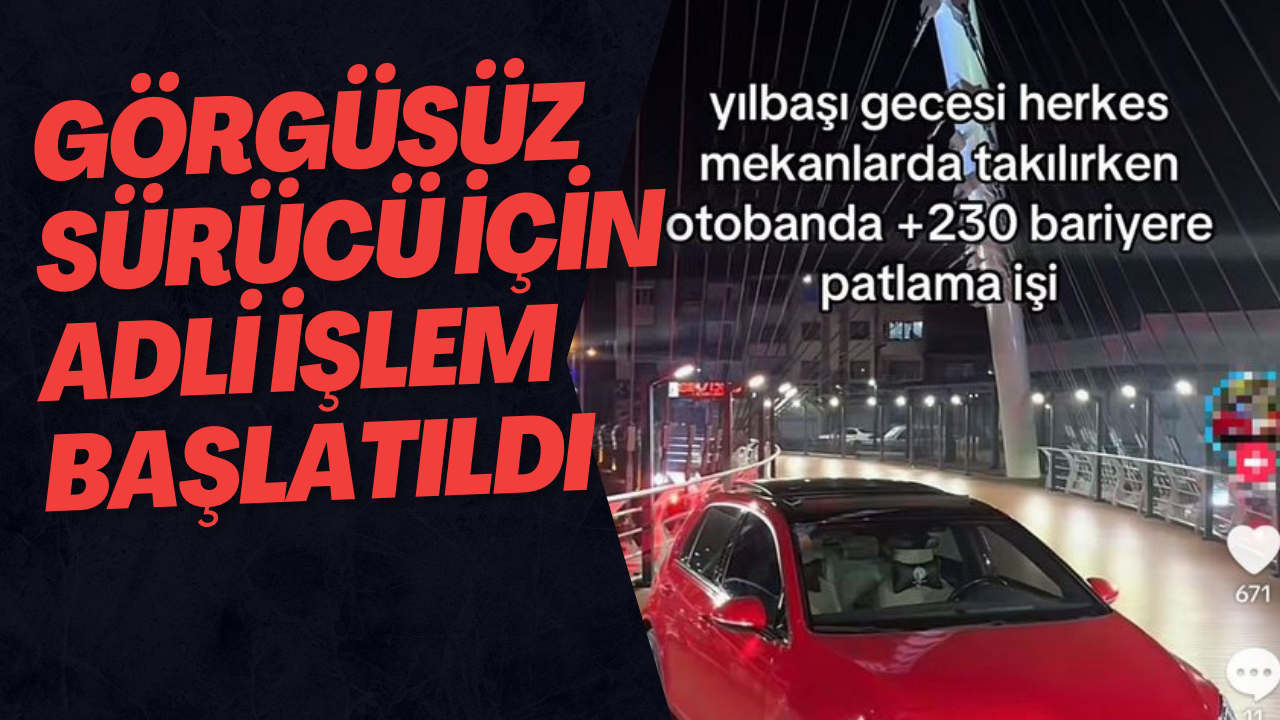 Görgüsüz Sürücü İçin Adli İşlem Başlatıldı