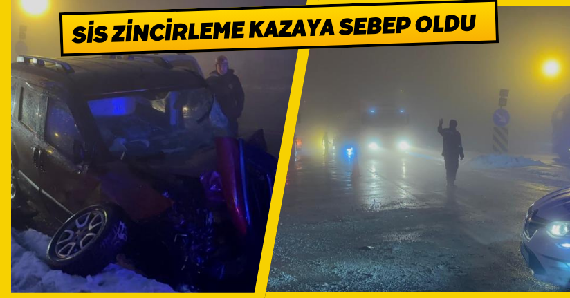 Bolu Dağı'nda sis sebebiyle zincirleme kaza: 6 yaralı