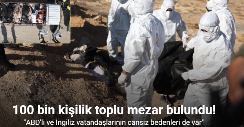 Suriye'de 100 bin kişilik toplu mezar bulundu