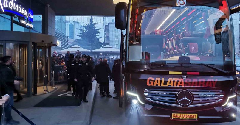 Galatasaray kafilesi Kayseri’de