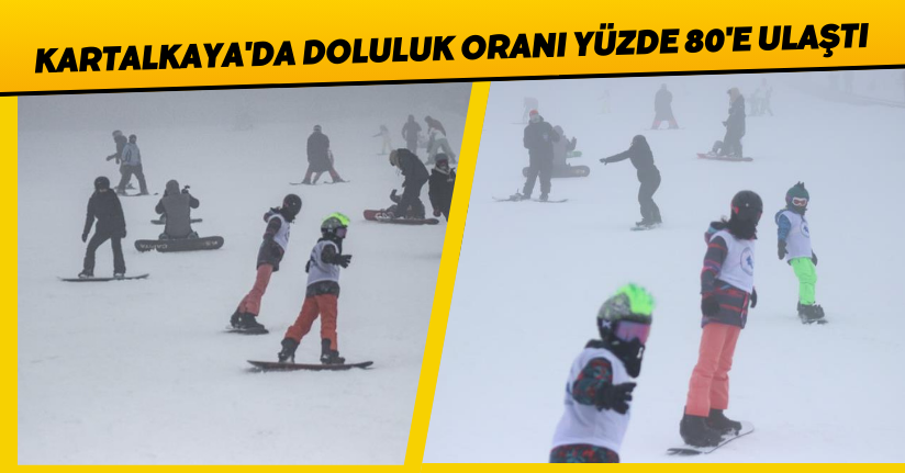  Kartalkaya'da doluluk oranı yüzde 80'e ulaştı