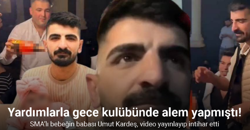 Gece kulübünde alem yaptığı görüntüler ortaya çıkan SMA’lı bebeğin babası intihar etti