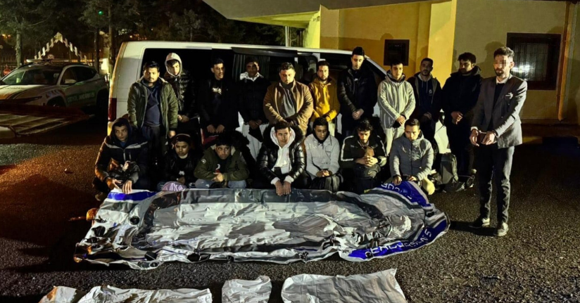 Tekirdağ’da göçmen kaçakçılığı operasyonu: 17 göçmen yakalandı