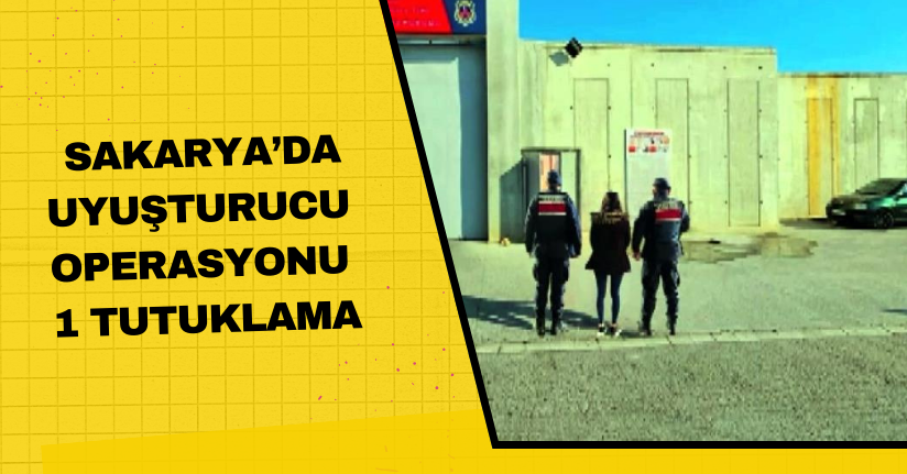 Sakarya’da uyuşturucu operasyonu: 1 tutuklama