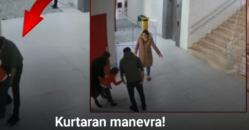 Okul müdürünün ’Heimlich manevrası’ öğrenciyi kurtardı...O anlar kamerada