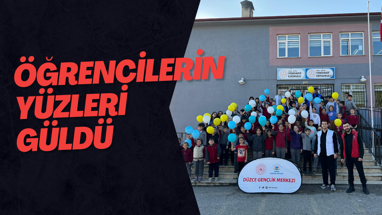 Öğrencilerin Yüzleri Güldü