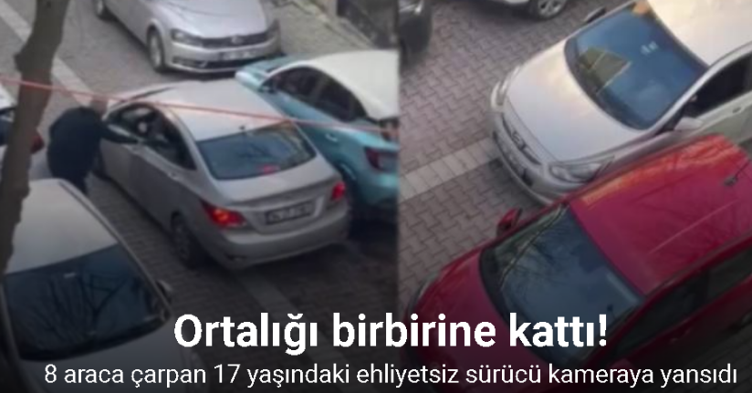 Avcılar’da 17 yaşındaki sürücü ortalığı birbirine kattı: O anlar kamerada