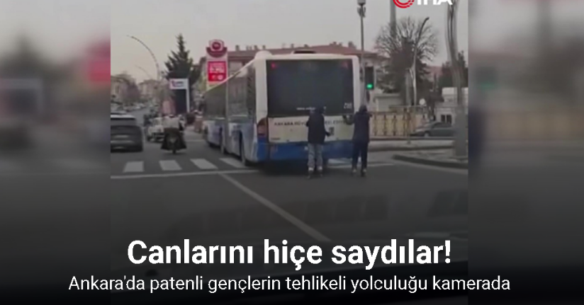 Patenli gençlerin tehlikeli yolculuğu kamerada