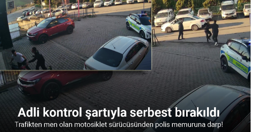 Trafikten men olan motosikletini 