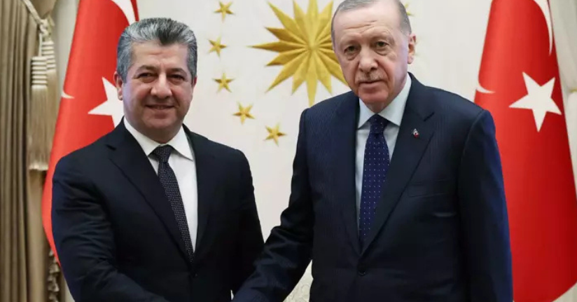 Cumhurbaşkanı Erdoğan, IKBY Başbakanı Mesrur Barzani’yi kabul etti