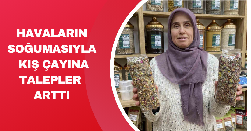 Havaların soğumasıyla kış çayına talepler arttı