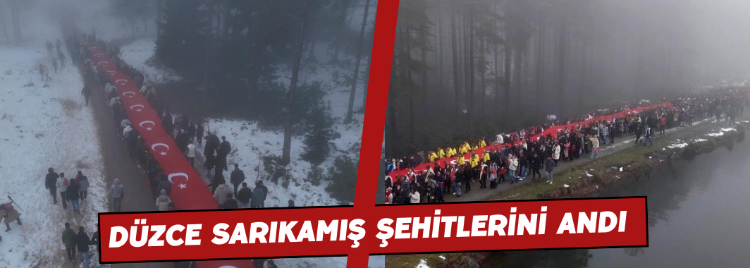 Düzce, Sarıkamış Şehitlerini Andı