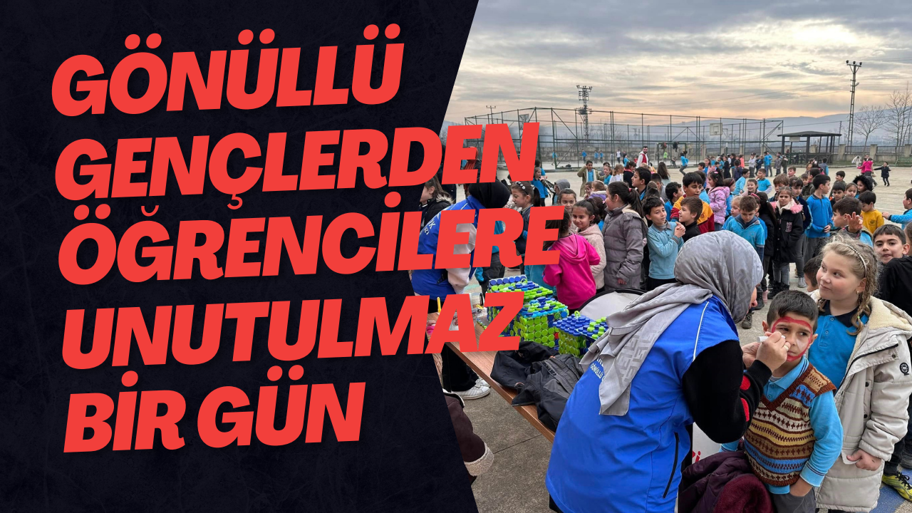 Gönüllü Gençlerinden Öğrencilere Unutulmaz Bir Gün