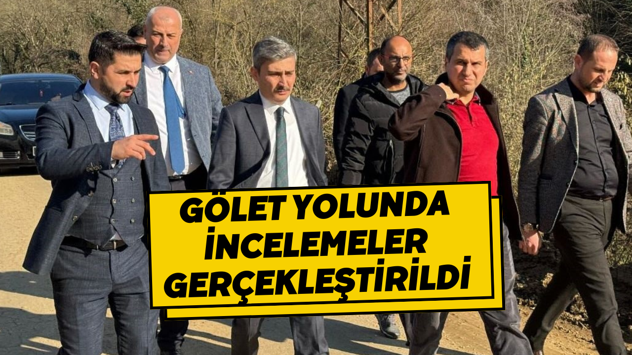 Gölet Yolunda İncelemeler Gerçekleştirildi