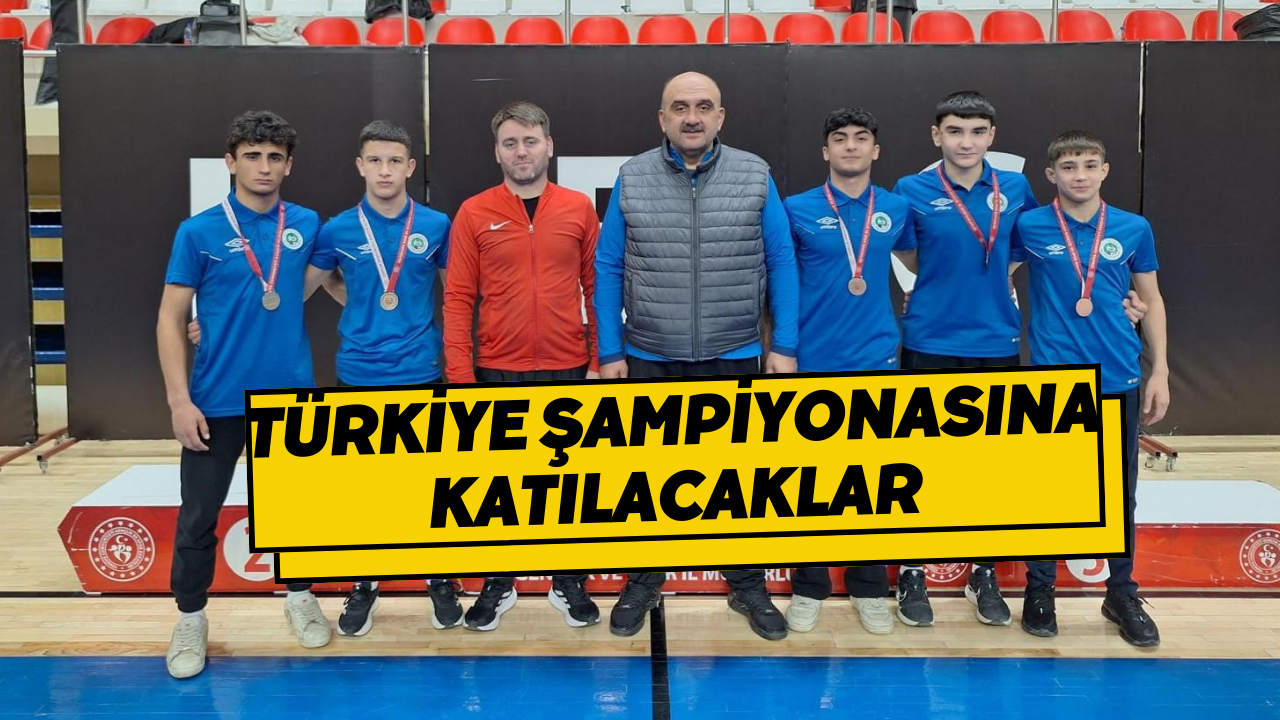 Türkiye Şampiyonasına Katılacaklar