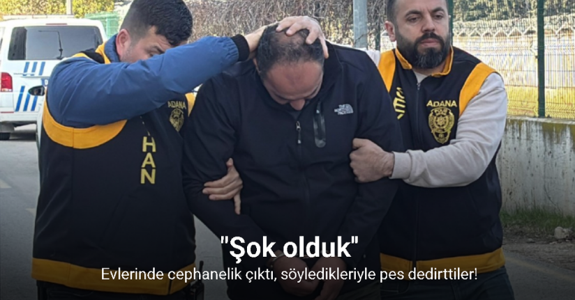 Evlerinde cephanelik çıktı, 