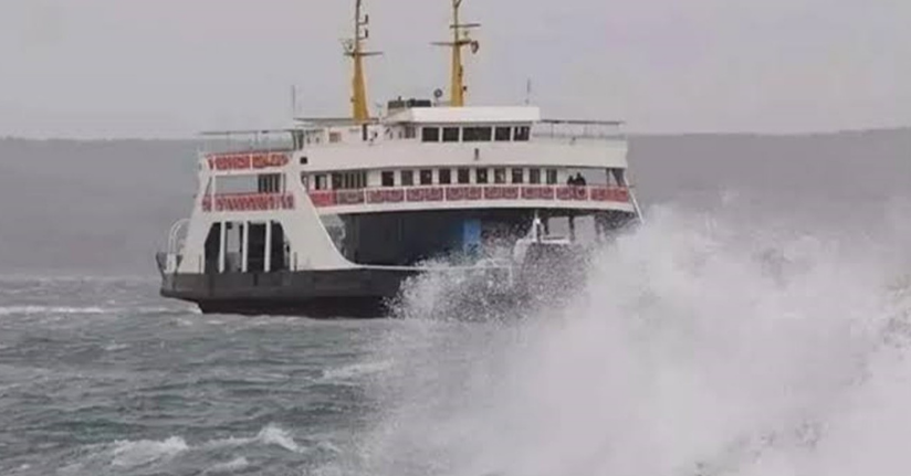 Marmara’da olumsuz hava şartları nedeniyle deniz seferleri iptal edildi