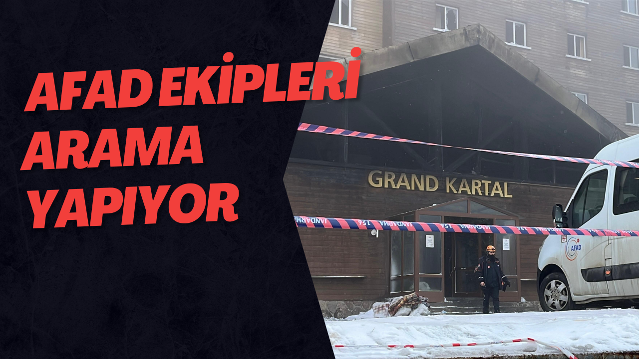  AFAD Ekipleri Arama Yapıyor 