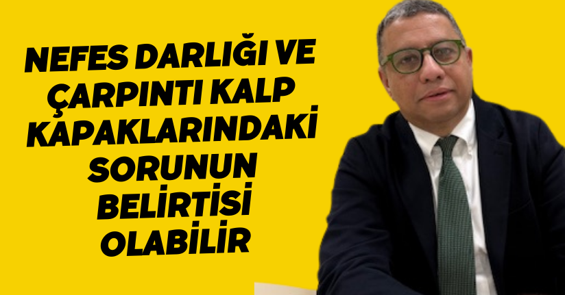 Nefes darlığı ve çarpıntı kalp kapaklarındaki sorunun belirtisi olabilir