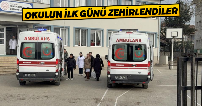  Düzce'de karın ağrısı şikayetiyle 5 öğrenci hastaneye kaldırıldı