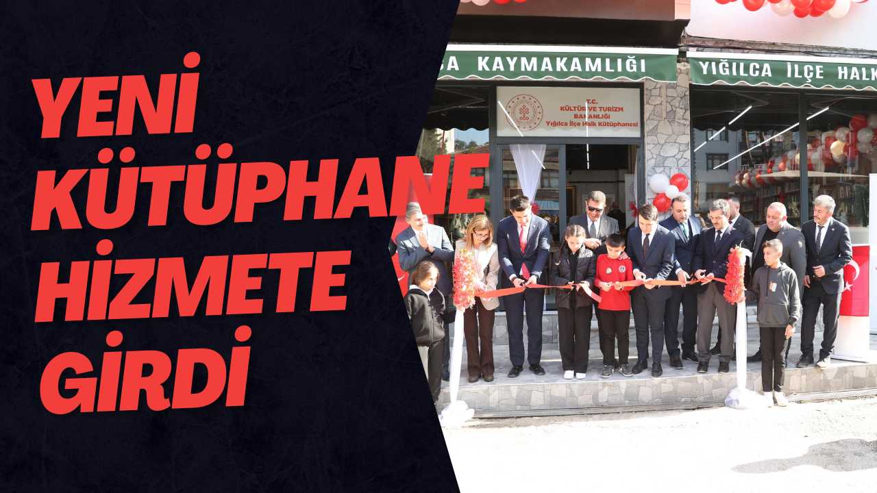 Yeni Kütüphane Hizmete Girdi