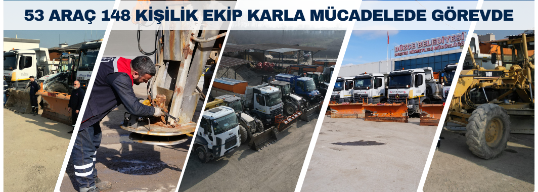 Düzce Belediyesi, Karla Mücadele Hazırlıklarını Tamamladı