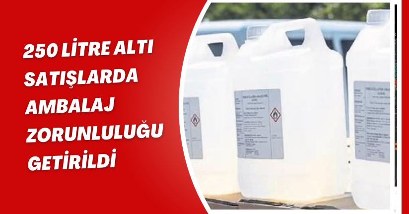 Etil alkolün satışına yeni düzenleme