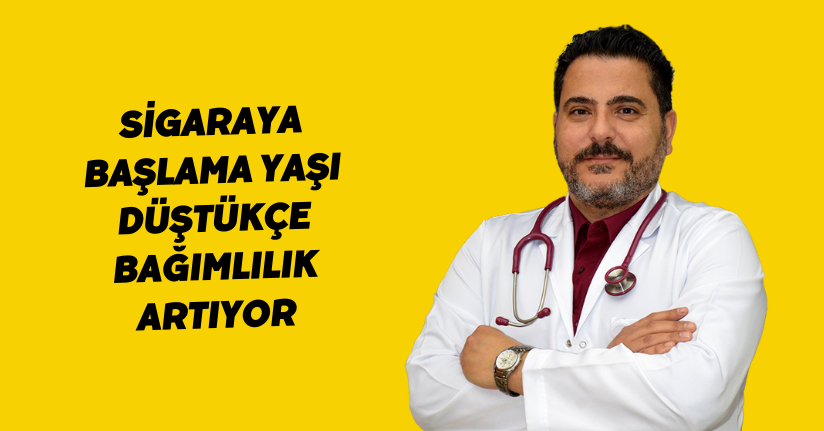 Sigaraya başlama yaşı düştükçe bağımlılık artıyor