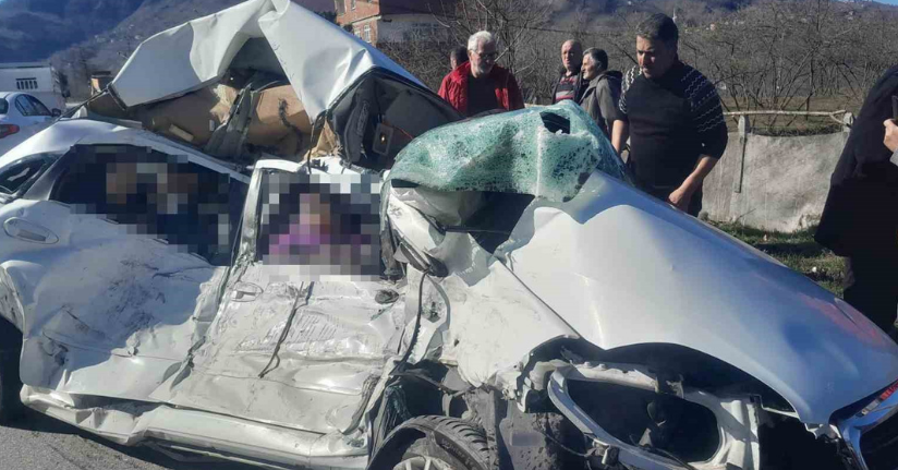 Giresun’da trafik kazası: 3 ölü, 1 yaralı