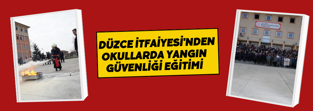 İtfaiyeden Okullarda Yangın Güvenliği Eğitimi