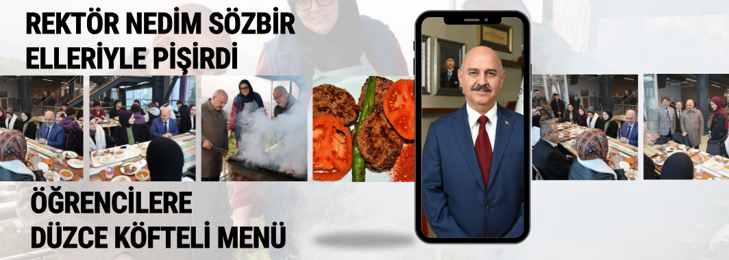 Öğrencilere Düzce Köfteli Menü